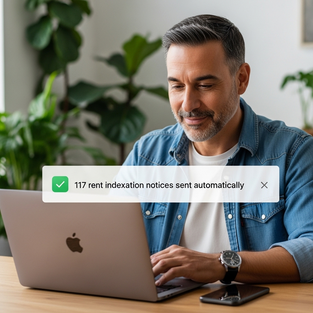 Rent indexation automation